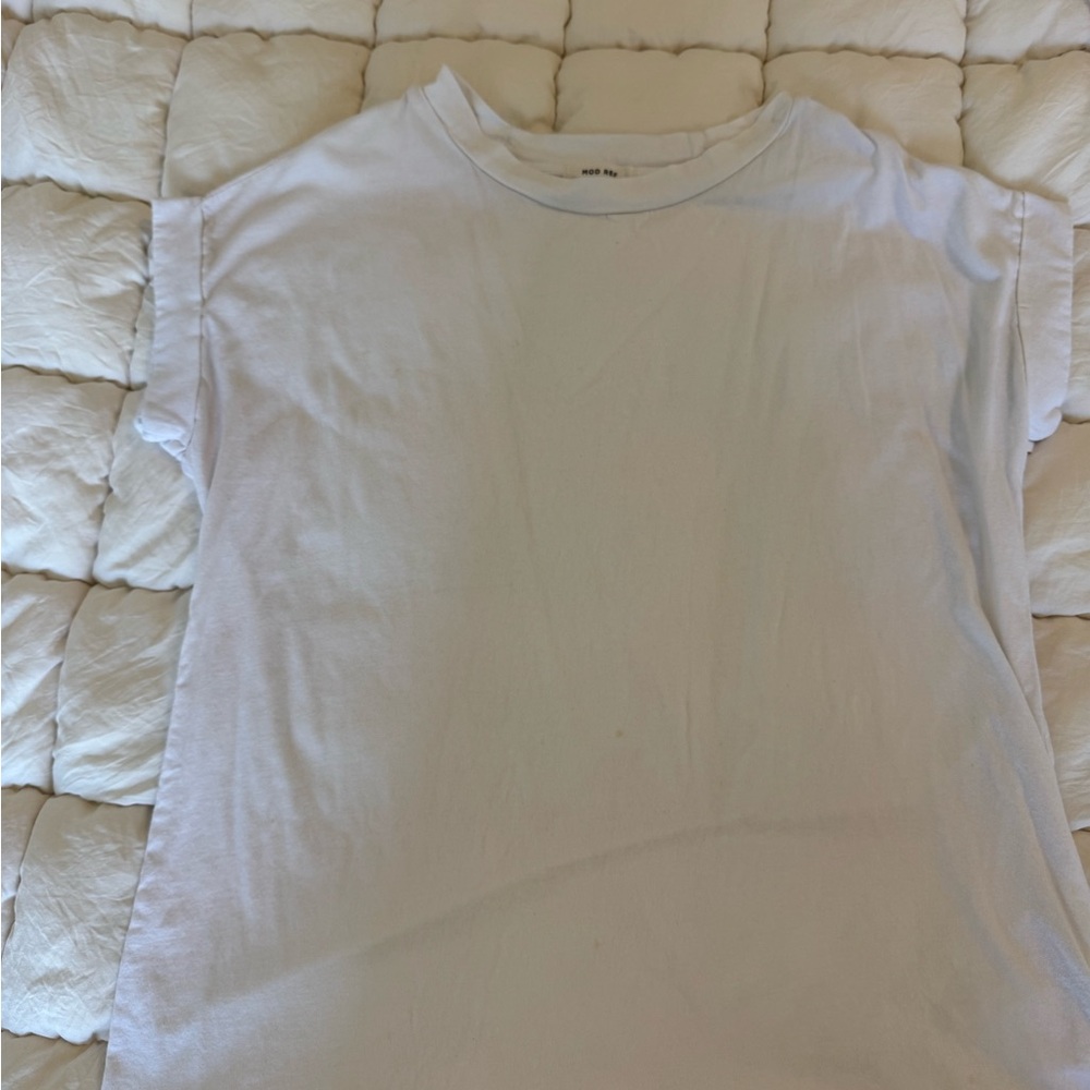 Mod Ref White Short Sleeve Crewneck Tee